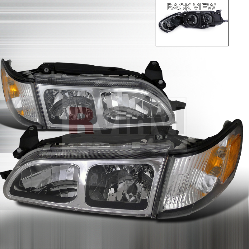 Replacement headlights for toyota paseo