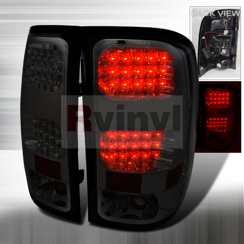 2008 GMC Sierra Custom Tail Lights 2008 GMC Sierra Aftermarket Tail