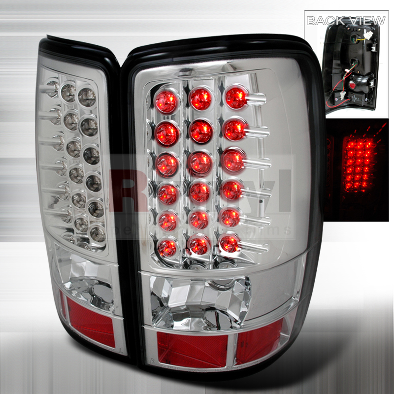 Spec-D Tuning® GMC Yukon 2000-2006 Chrome LED Tail Lights